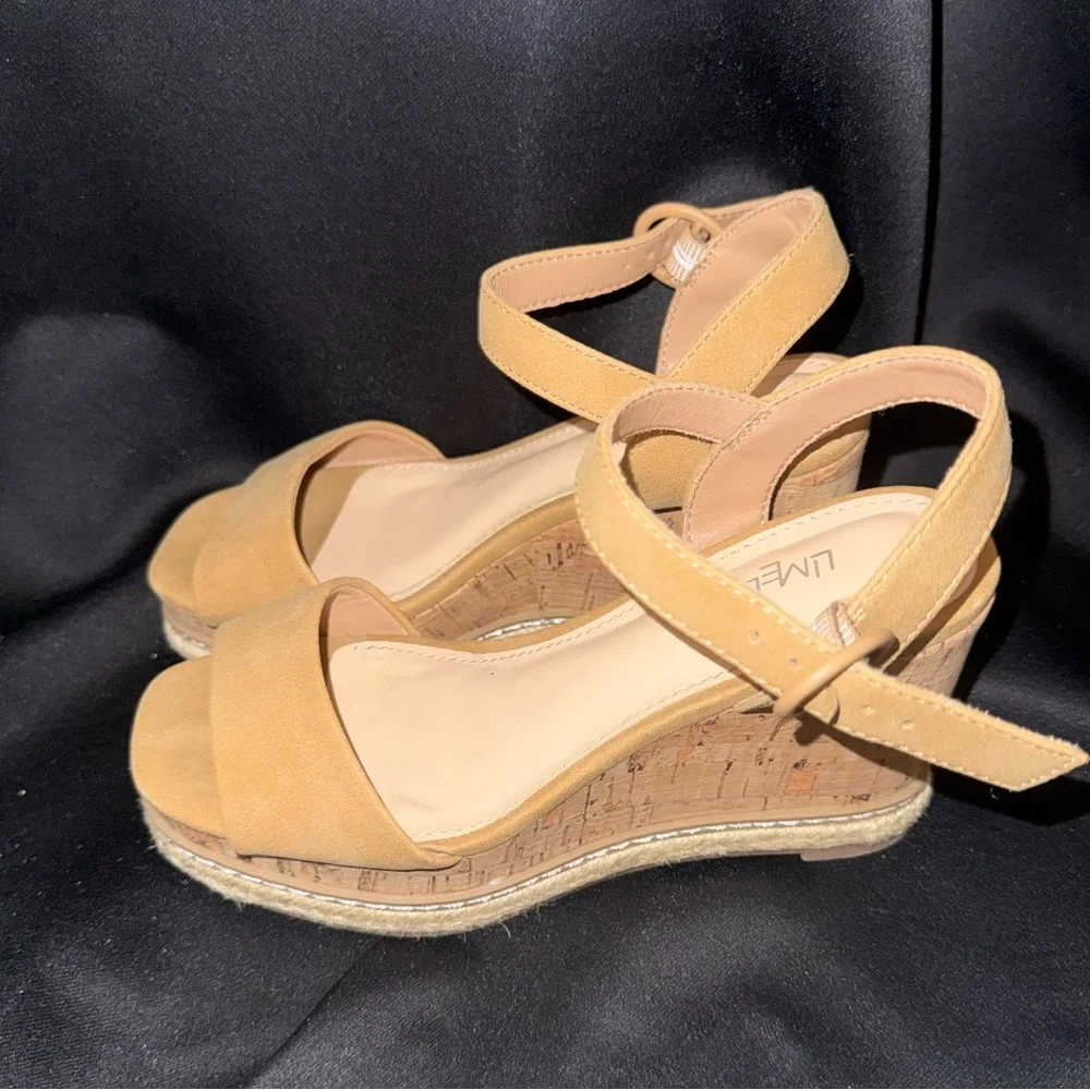 Limelight Tan Wedge Espadrille Sandals
